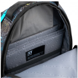 Backpack KITE 40x27x15cm, variegated, black color