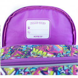 Backpack KITE 38x28x16cm, variegated, purple color