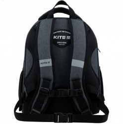 Backpack for elementary school children KITE 35x26x13.5cm, variegated, gray color