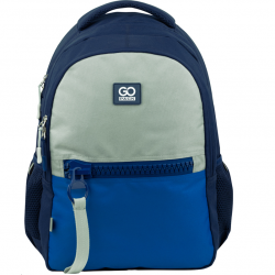 Backpack GOPACK 42x30x13cm, variegated, blue color