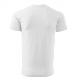 Marškinėliai trumpomis rankovėmis vyriški, balti MALFINI BASIC