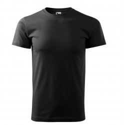 Marškinėliai trumpomis rankovėmis vyriški, juodi MALFINI BASIC