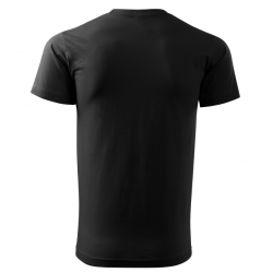 Marškinėliai trumpomis rankovėmis universalūs, juodi MALFINI HEAVY NEW