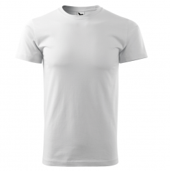 T-shirt with short sleeves, universal, white MALFINI HEAVY NEW