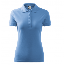 Polo shirt with short sleeves for women, various colors MALFINI PIQUE
