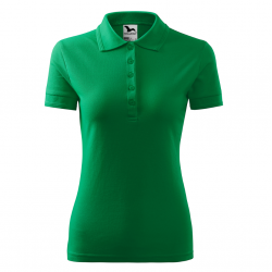 Polo shirt with short sleeves for women, various colors MALFINI PIQUE