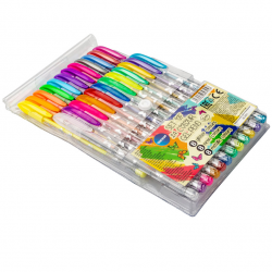 Set of gel pens GLITTER 24pcs 1.0mm CENTRUM