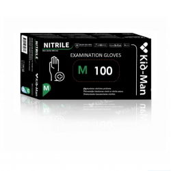 Disposable gloves black NITRILAS 100 pcs., size M