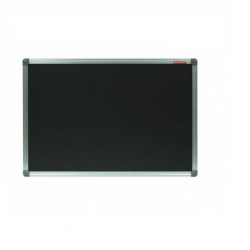 Juoda kreidinė magnetinė lenta 90x60cm CLASSIC aliuminiu rėmas