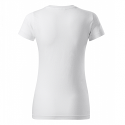 Marškinėliai trumpomis rankovėmis moteriški, balti MALFINI BASIC