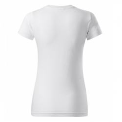 T-shirt with short sleeves for women, white MALFINI BASIC