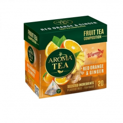 Fruit tea AROMA RED ORANGE GINGER 20x40g
