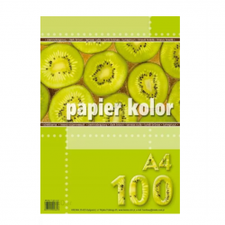 Colored paper A4 100 sheets, 80g. Dark brown