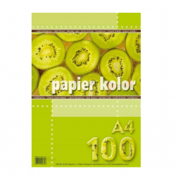 Spalvotas popierius A4 100l. 80g. tamsiai ruda sp.