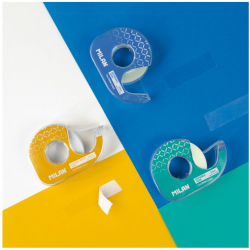 Double-sided adhesive tape MILAN with dispenser 15mm x 10m