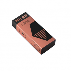 MILAN 320 COPPER eraser, black, 6.1x2.3x1.2 cm