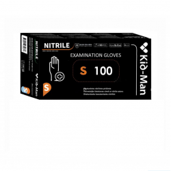 Disposable gloves black NITRILAS 100 pcs., size S