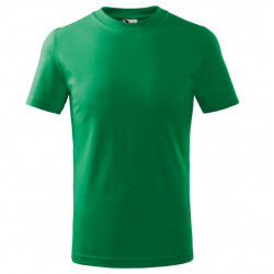 Marškinėliai trumpomis rankovėmis vaikiški, įv. spalvų MALFINI BASIC