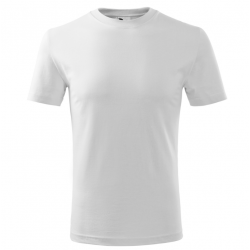 Children's short-sleeve T-shirt, white MALFINI CLASSIC NEW