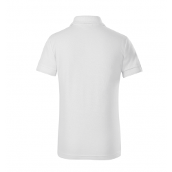 Children's Short-Sleeve Polo Shirt, white, MALFINI PIQUE POLO
