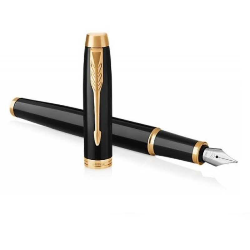Fountain pen PARKER IM MUTED BLACK  GT, black in gold finish