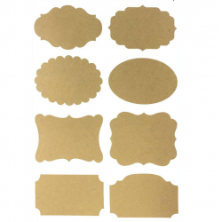 Stickers, labels for gift wrapping, pack of 32 pcs