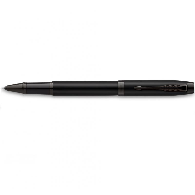 Rollerball pen PARKER IM ACHROMATIC BLACK, matte black