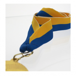 Ribbon for medal UKR 11mm yellow/blue