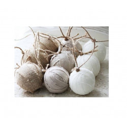 Foam polystyrene toy 8cm white pcs.10