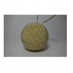 Foam polystyrene toy 10cm white