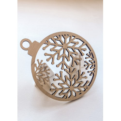 Wooden Christmas ornament, various motifs