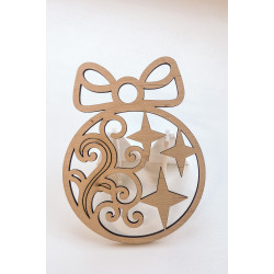 Wooden Christmas ornament, various motifs