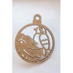 Wooden Christmas ornament, various motifs