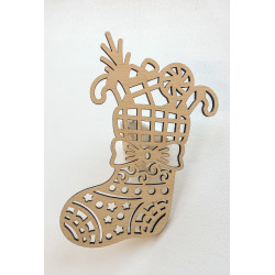 Wooden Christmas ornament, various motifs