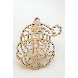 Wooden Christmas ornament, various motifs