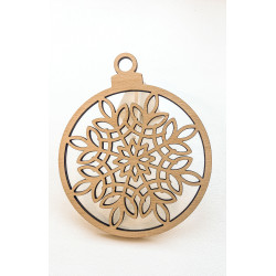 Wooden Christmas ornament, various motifs