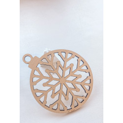 Wooden Christmas ornament, various motifs
