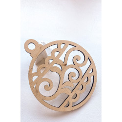 Wooden Christmas ornament, various motifs
