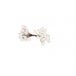 Christmas decoration berries, various colors, 10 pcs