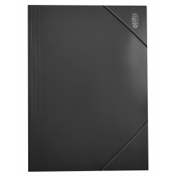 Folder A4 with elastic band OSIRIS, black color