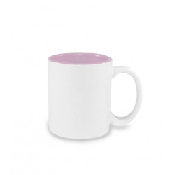 Cup TWO TONE white / pink sublimation