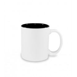 Cup TWO TONE white / black sublimation