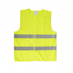 Reflective safety vest VISIBO, yellow, XL size, COOL