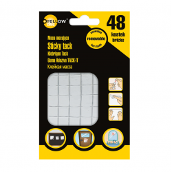 Adhesive gum YELLOW ONE 50g, 48 pieces