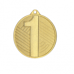 Medal common 1st place 45mm MMC4503 gold color