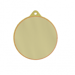 Medal common 1st place 45mm MMC4504 gold color