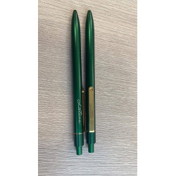 Ballpoint pen ELON, green color