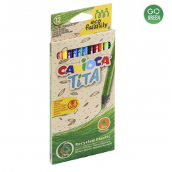 CARIOCA ECO FAMILY TITA colored pencils, 12 colors