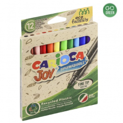 CARIOCA ECO FAMILY JOY markers, 12 colors