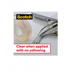 Adhesive tape 3M Scotch Crystal 19mmx33m.